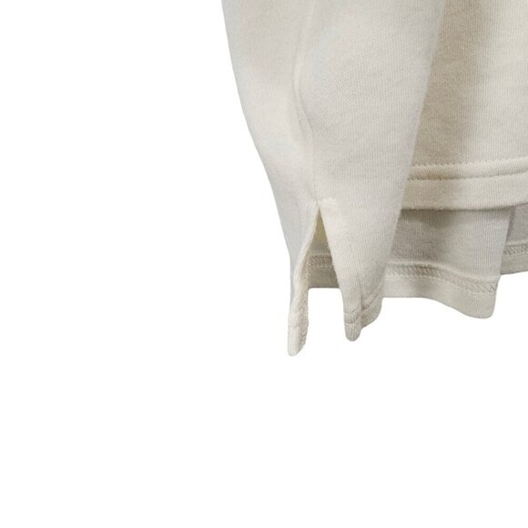 🏆Quacker Factory Embroidered Holiday Poinsettia 3/4 Sleeve Cream Top - Picture 5 of 7